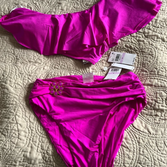Trina Turk Fuchsia Bikini Set - Picture 1 of 2